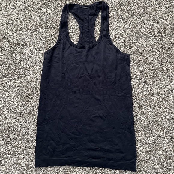 Lululemon swiftly tech tank top navy blue size 6 - Picture 2 of 3